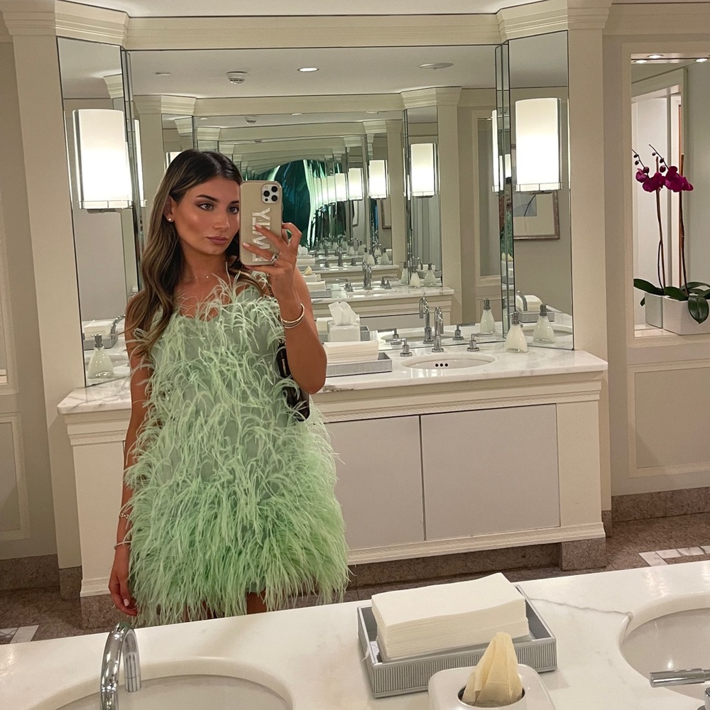 Cult Gaia Zariah Dress in Aloe XS
